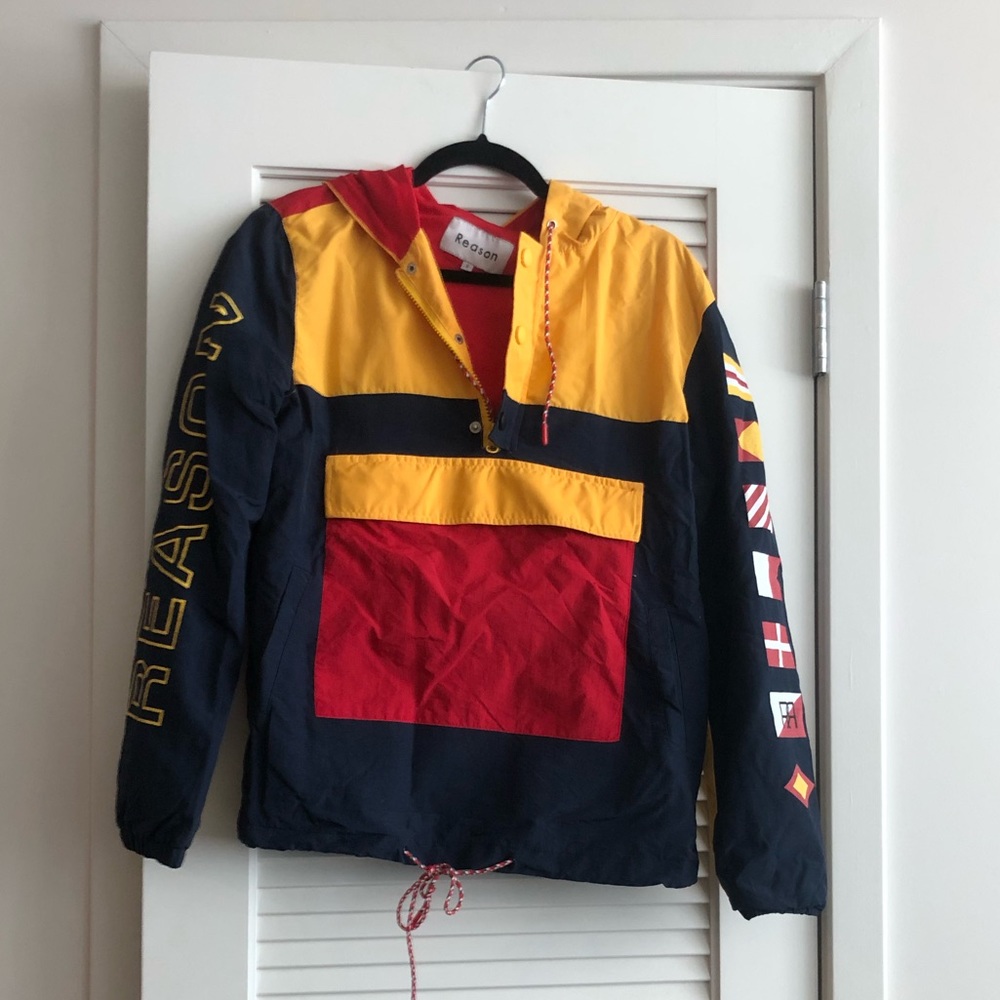 Reason pullover windbreaker